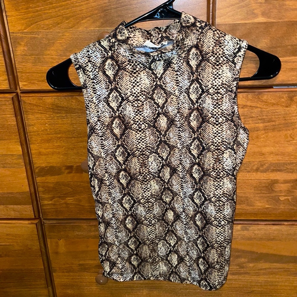 Snake Skin Top